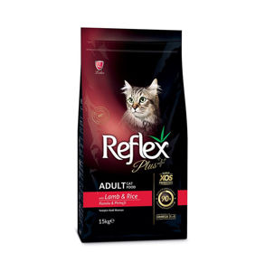 Reflex Plus Adult Cat Food With Lamb & Rice 15 kg