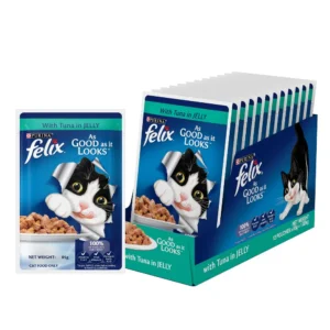 PURINA FELIX Adult with Tuna in jelly pouch 85g