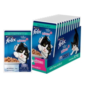 PURINA FELIX Kitten with Tuna in jelly pouch 85g