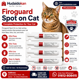 Fiproguard Spon On/ for Cats, Flea and Tick for Cats